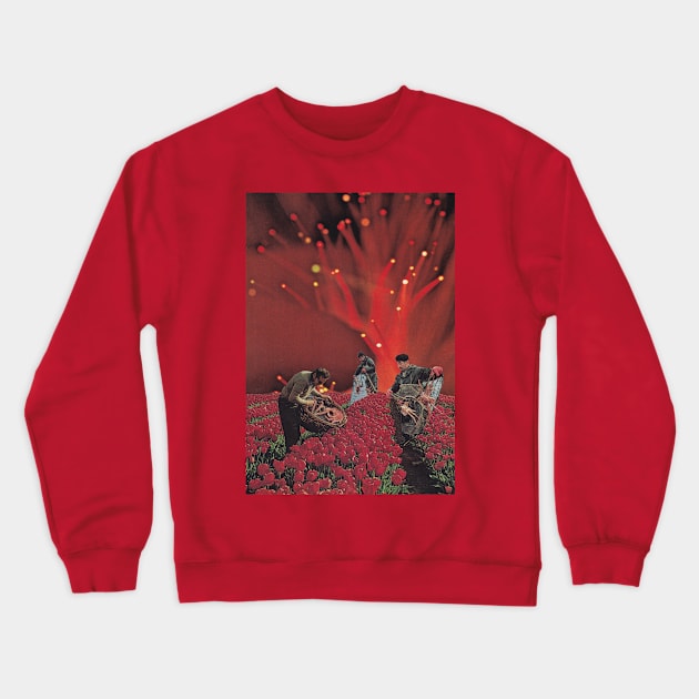 Red King Crab Crewneck Sweatshirt by Lerson Pannawit